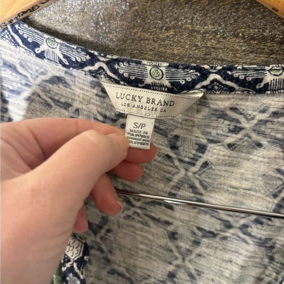 Lucky Brand small printed boho lightweight summer tank top small - Picture 2 of 3